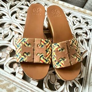 Tory Burch Wedge Platform Sandals Shoes Women’s 6
